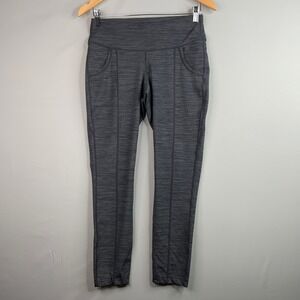 KUHL Gray Heathered Ponte Knit Stealth Pocket Leggings Athleisure Womens
